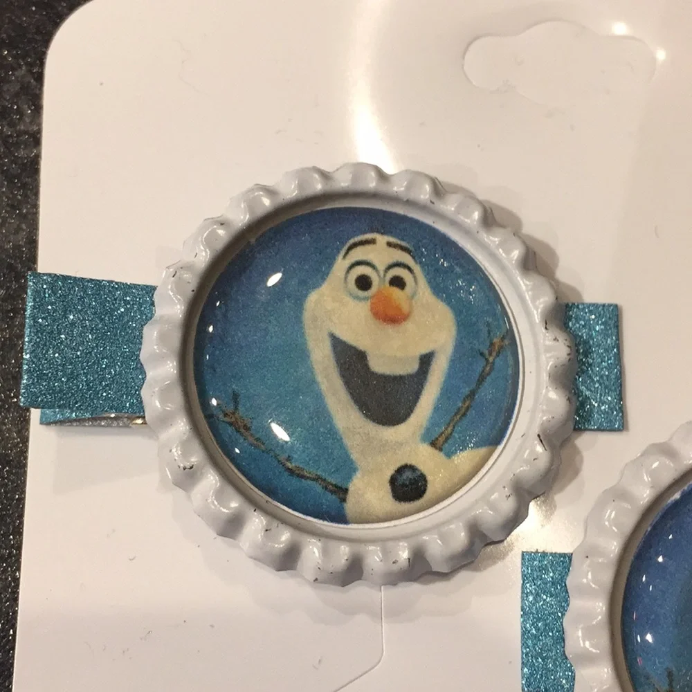 3 For $16 Frozen/Olaf  Hair Clips